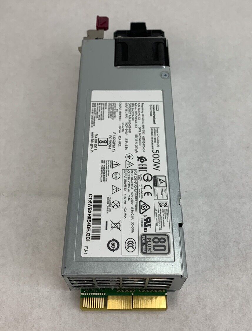 HP HSTNS-PD40-1 500W Power Supply 865399-101