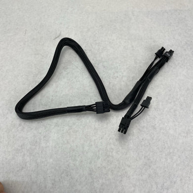 PCI-E 8-pin to 2x 6+2-pin (6-pin/8-pin) Power Splitter Cable PCIE Lot of 4