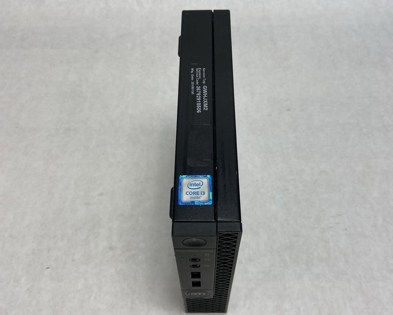 Dell Optiplex 3050 Micro Intel Core i3-6100T 3.2GHz 8GB RAM w/AC No HDDOS