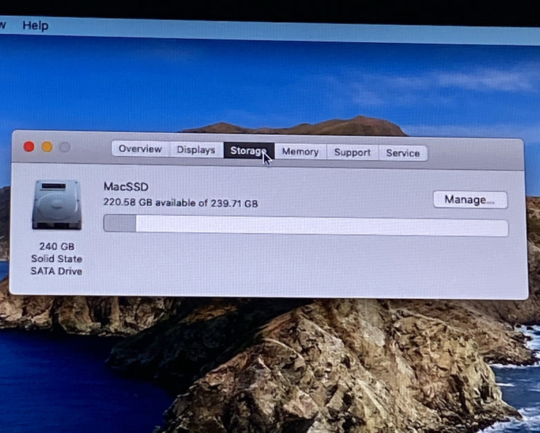 Apple MacBook Pro A1278 2012 13" 2.5GHz i5 16GB RAM 240GB SSD os10.15.8 707 Cyc.