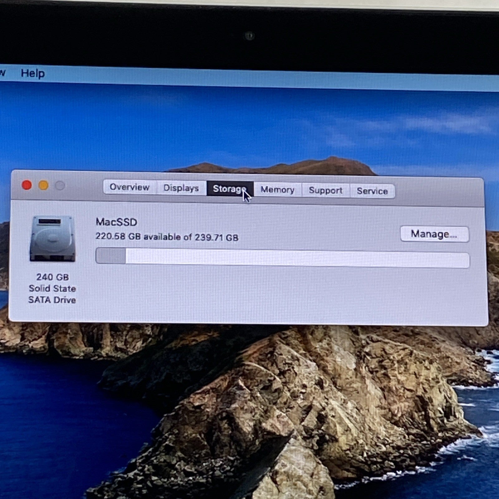 Apple MacBook Pro A1278 2012 13" 2.5GHz i5 16GB RAM 240GB SSD os10.15.8 707 Cyc.3