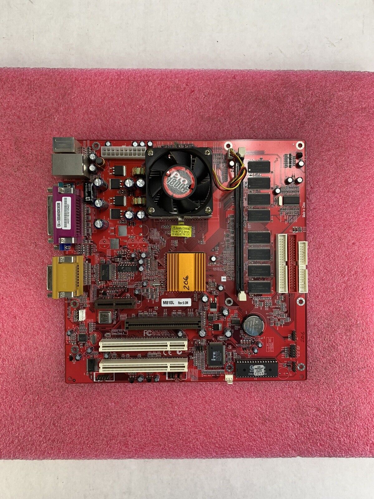PC Chips M810L Motherboard AMD Duron 1.26GHz No RAM No I/O Shield