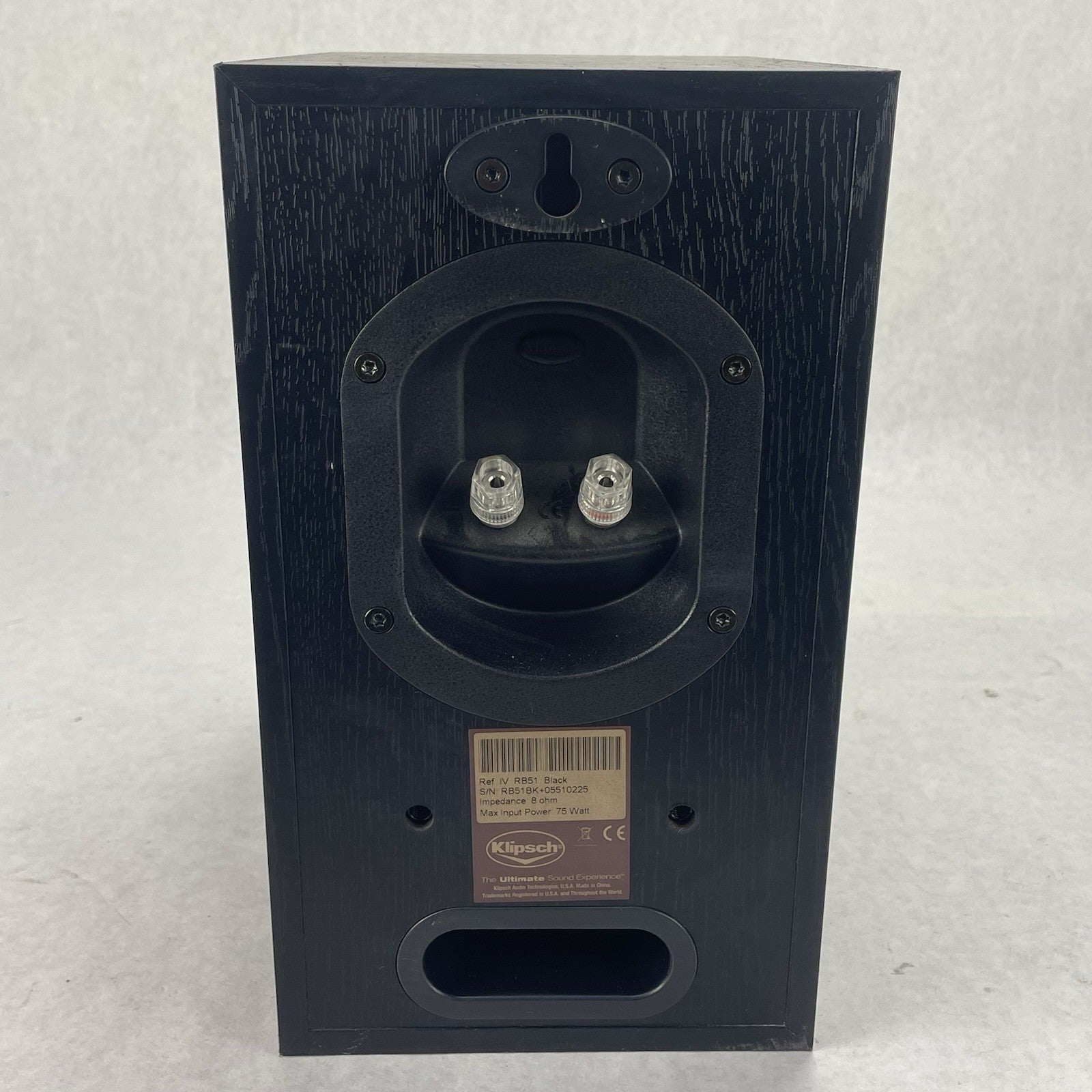 Klipsch RB51 REF IV Home Stereo Bookshelf Speaker Missing Grill2