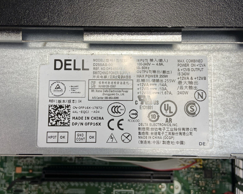 Dell Optiplex 3020 SFF Intel Pentium G3240 3.1GHz 4GB RAM No HDD No OS