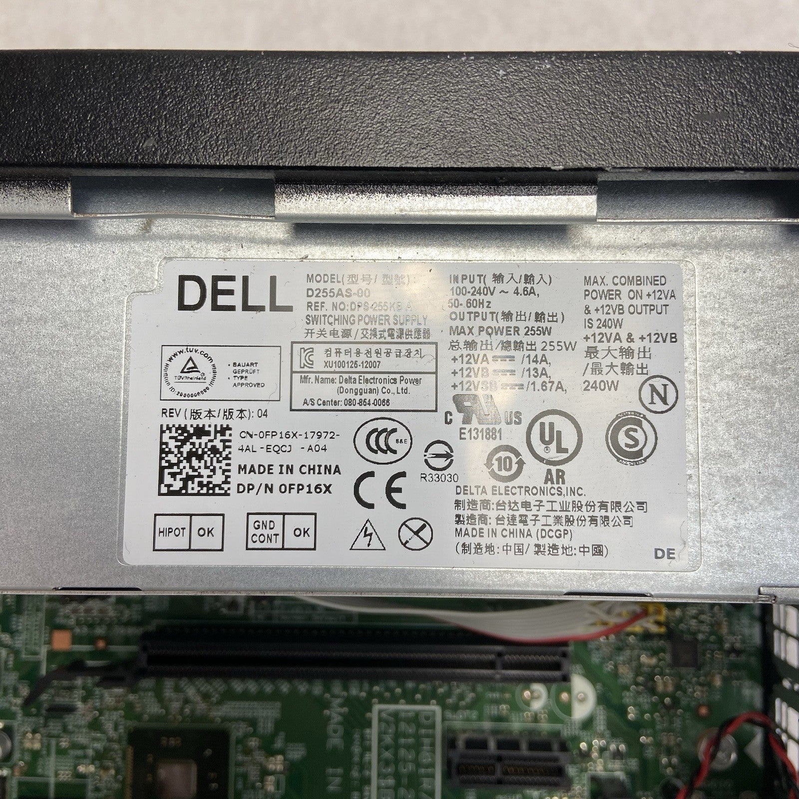 Dell Optiplex 3020 SFF Intel Pentium G3240 3.1GHz 4GB RAM No HDD No OS10
