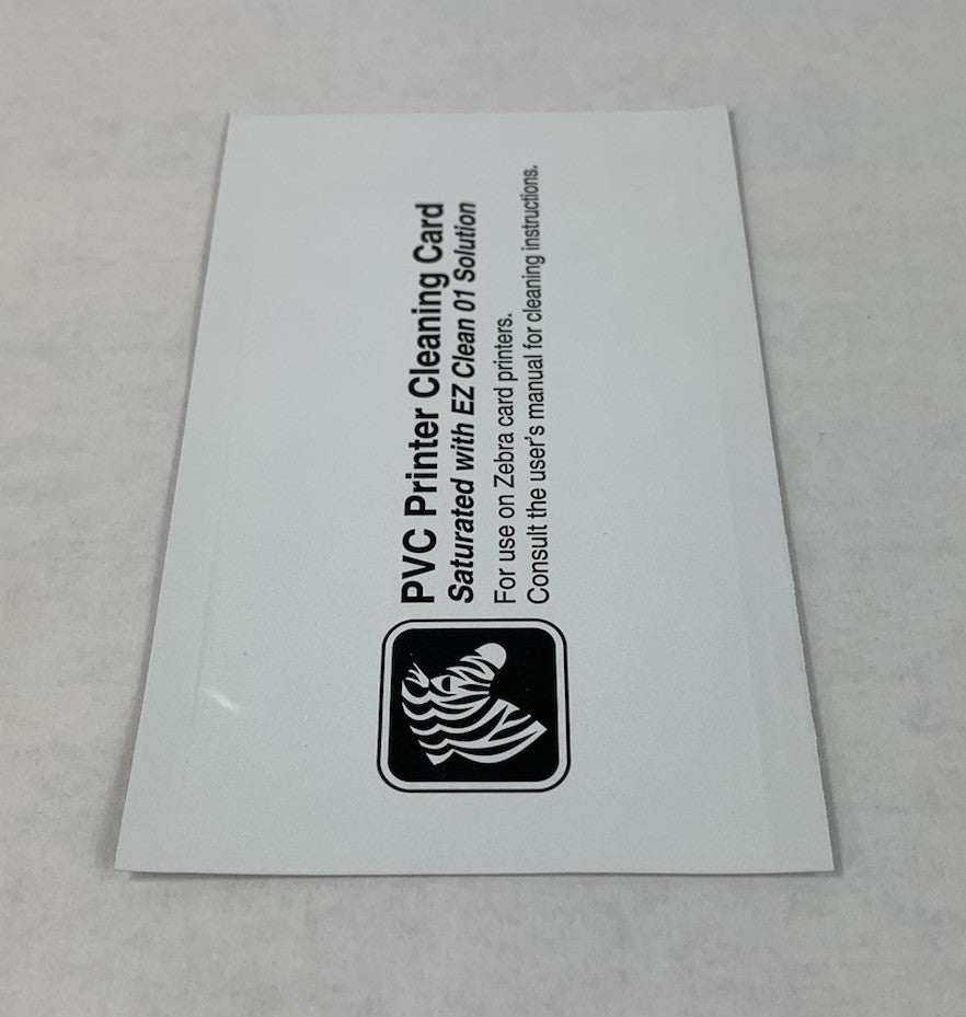 Zebra 800104-001 PVC Printer Cleaning Card for Zebra Card Printers (Lot of 13)