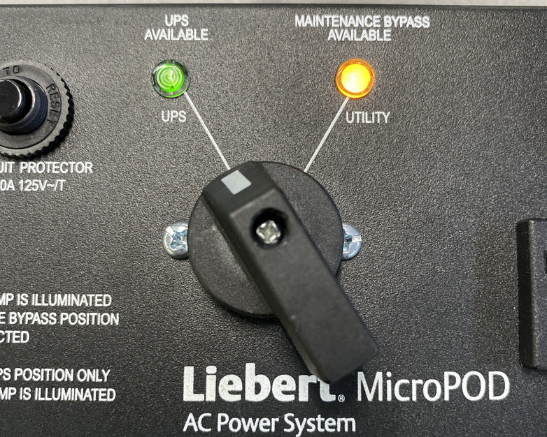 Emerson MP2-120C Liebert MicroPOD AC Power System 120V 16A - Two Straight 5-20P
