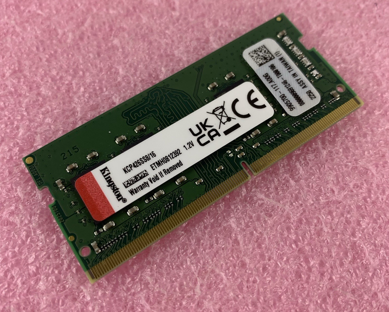 Kingston KCP426SS8/16 16 GB PC4-21300 DDR4-2666 SO-DIMM Laptop Memory RAM