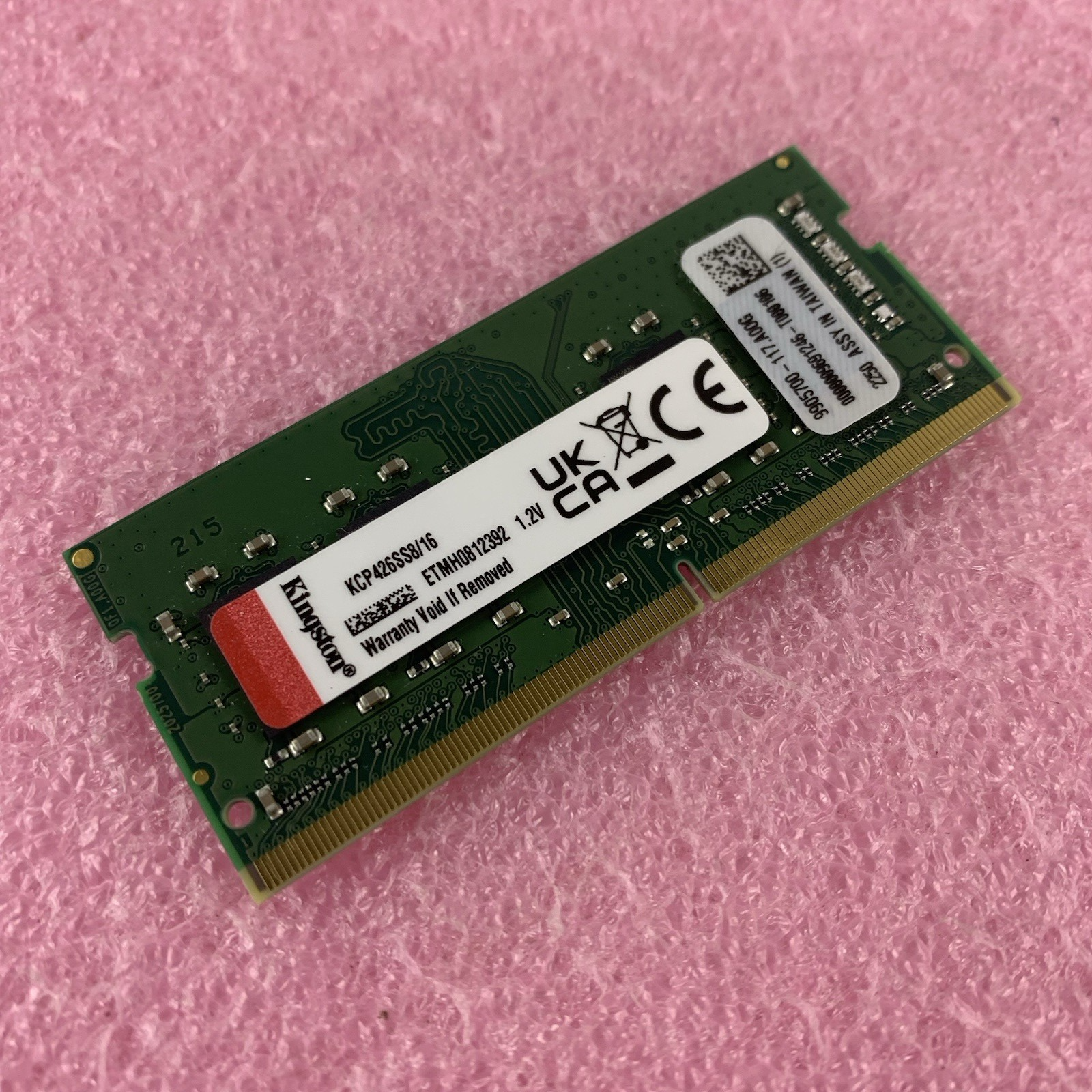 Kingston KCP426SS8/16 16 GB PC4-21300 DDR4-2666 SO-DIMM Laptop Memory RAM0