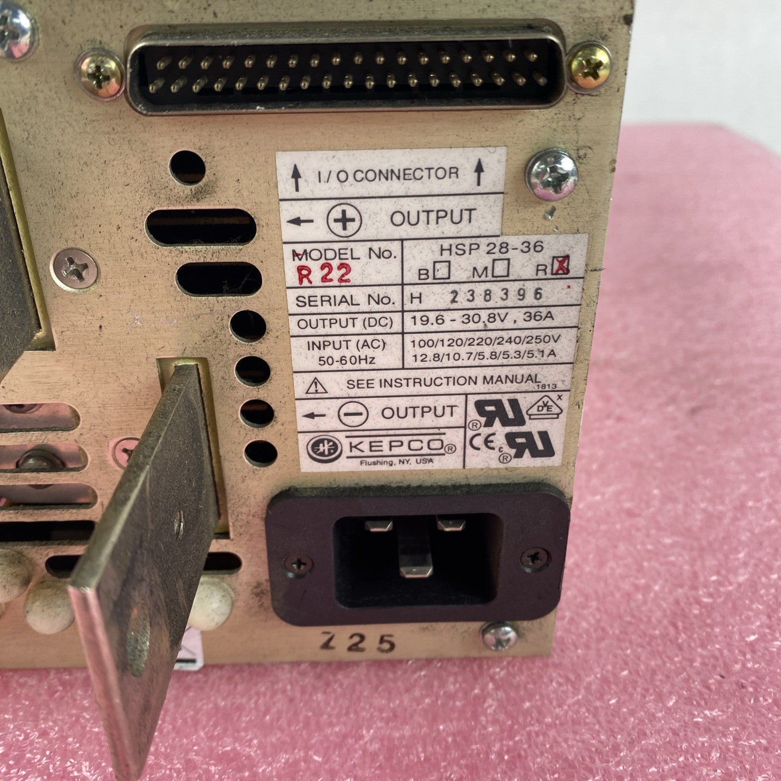 Kepco HSP 28-36R Power Supply 19.6 - 30.8V 36A Untested8