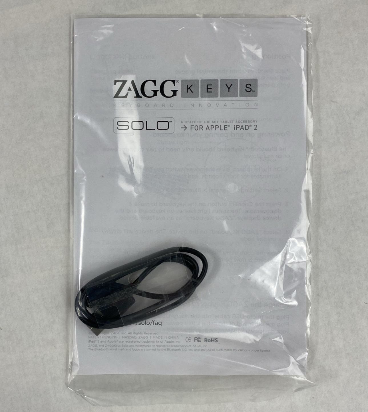 Zagg Keys Solo Streamline Standalone Bluetooth Keyboard