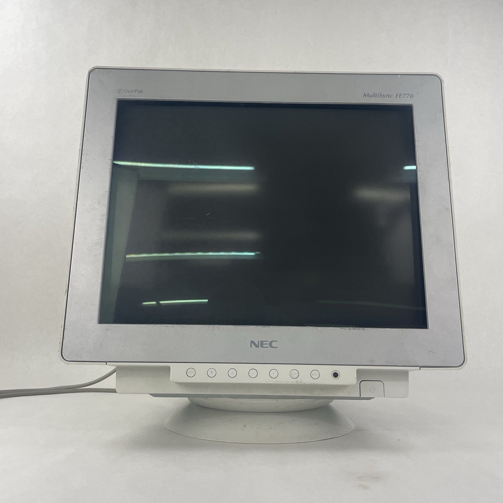 NEC FE770 MultiSync 16' CRT VGA Computer Monitor Tested