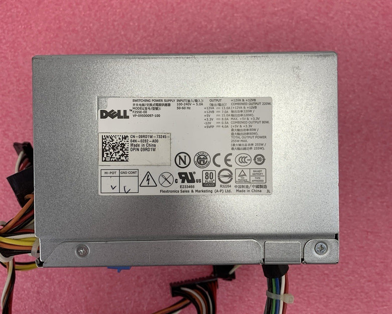 Dell F255E-00 220W Switching Power Supply