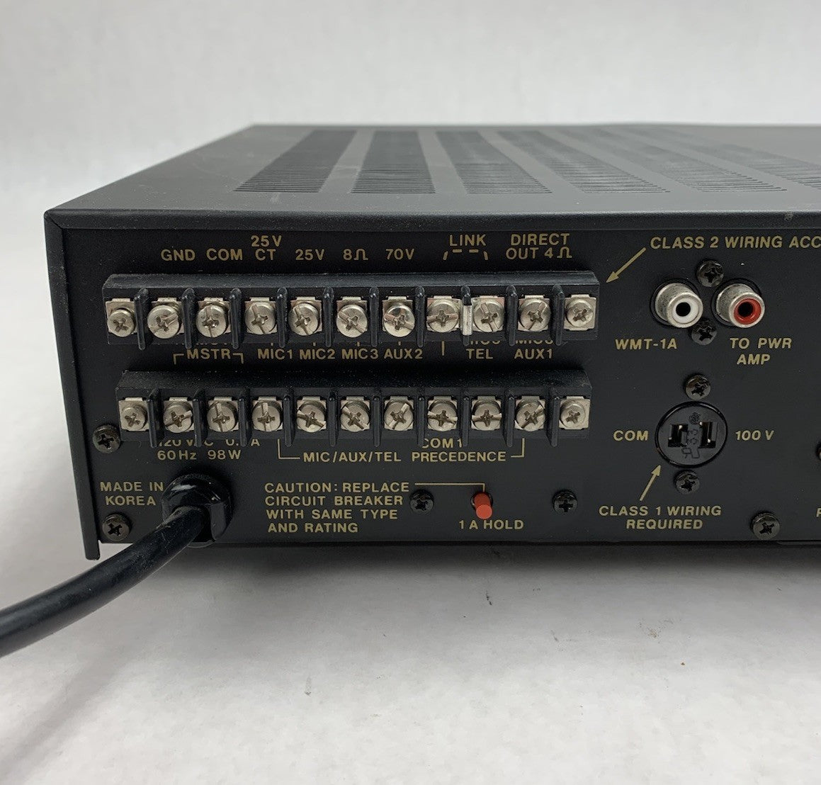 Bogen GS-35 Gold Seal Series Public Address Amplifier - Tested7