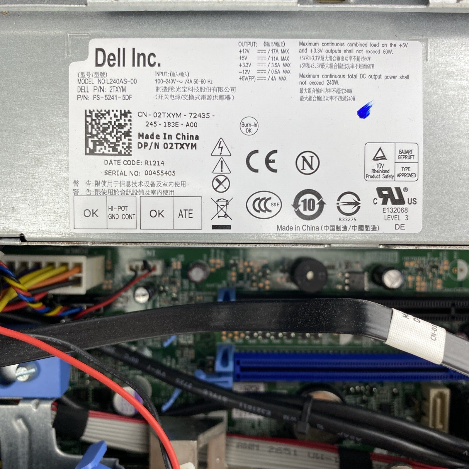 Dell OptiPlex 790 SFF Intel Quad Core i5-2400 3.10GHz 4GB RAM DVDRW No HDD No OS