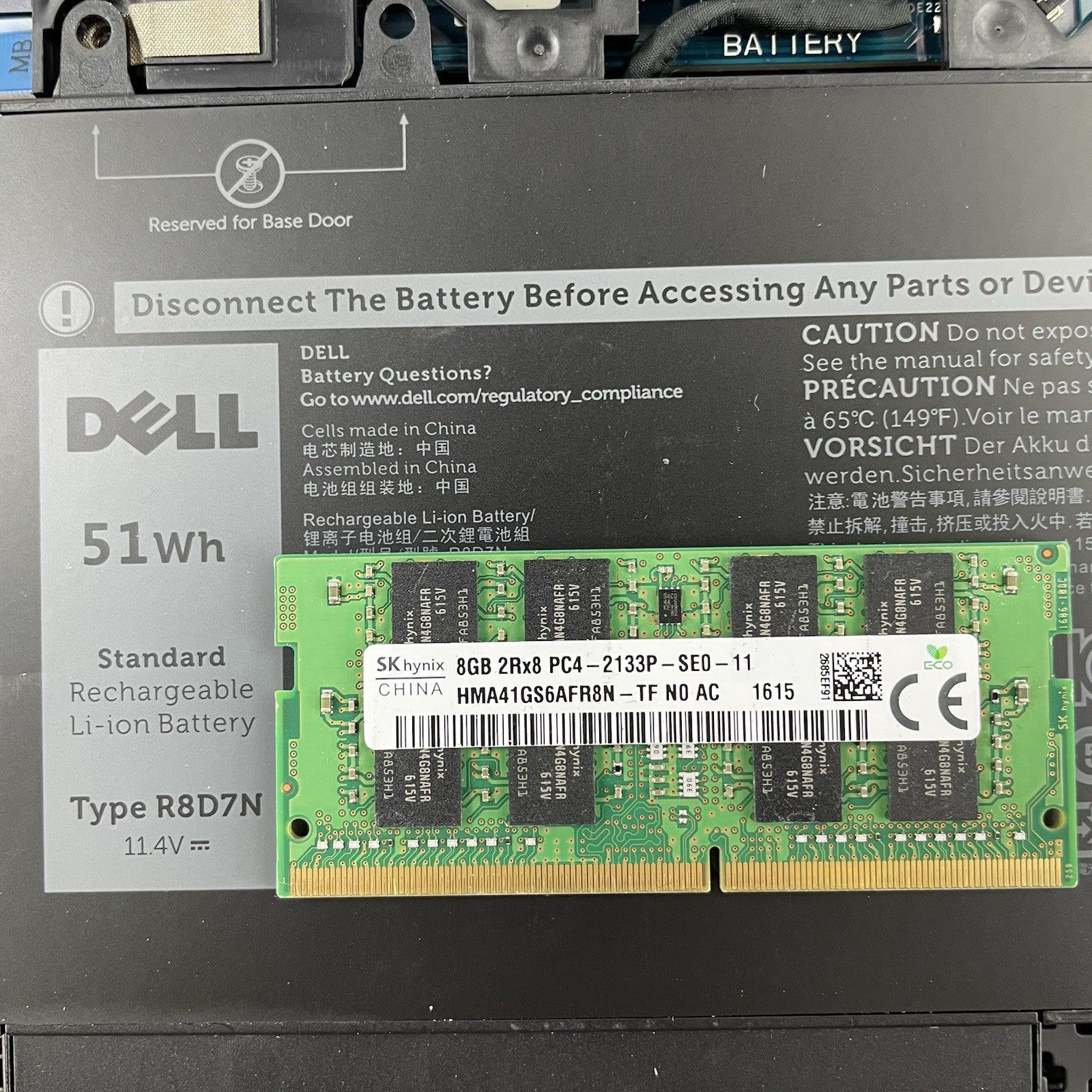 Dell Latitude 5500 15.6" i5-8365U 1.60 GHz 8 GB RAM No SSD/OS/AC - READ20