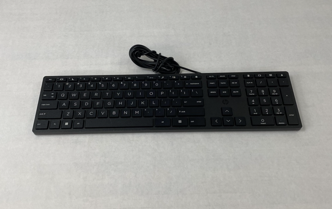 Lot of 2 HP 320K TPA-D002K Wired Desktop USB Keyboard Tested