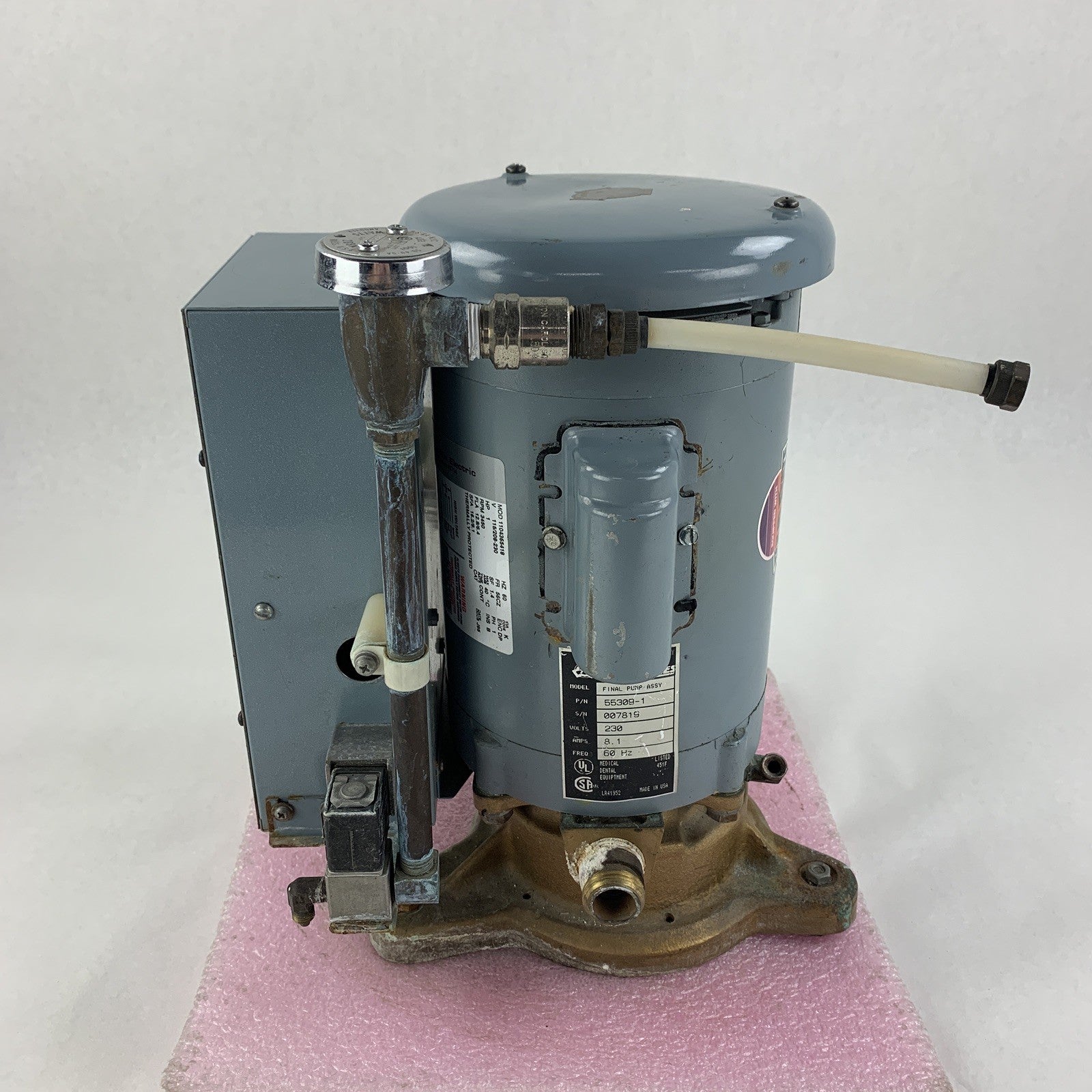Air Techniques VacStar Dental Final Pump ASSY System 1104365418 55309-16