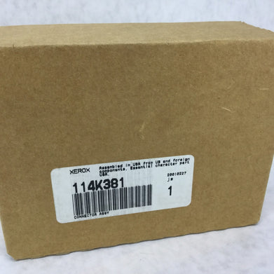 Genuine XEROX 114K381 Connector Assembly NEW in Sealed Box