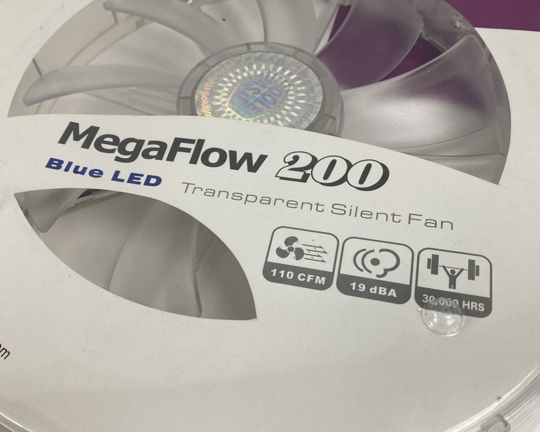 Cool Master R4-LUS-07AB-GP MegaFlow 200 Blue LED - Lot of 2