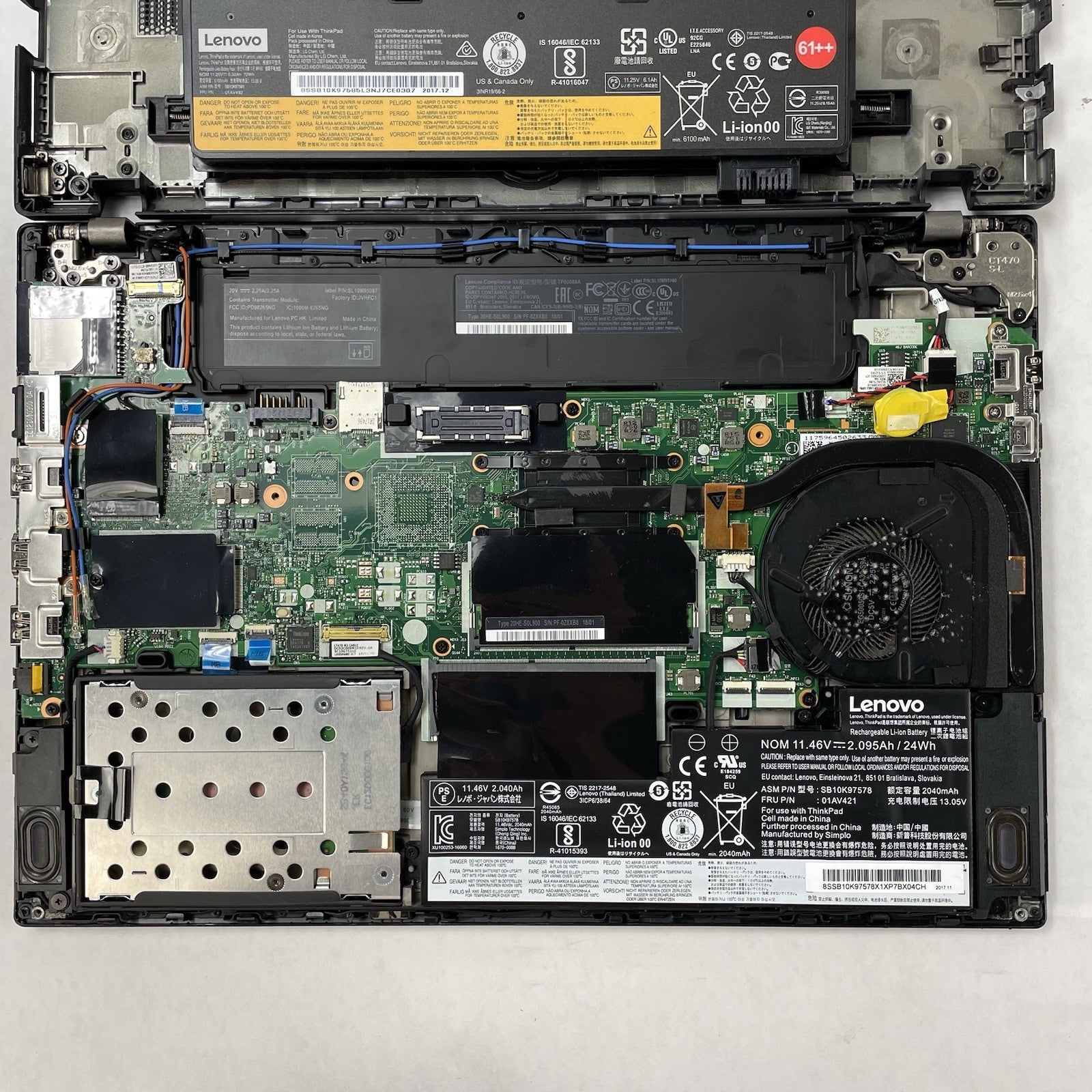 Lenovo ThinkPad T470 14" i5-7300U 2.60 GHz 8 GB RAM No SSD/OS/AC15