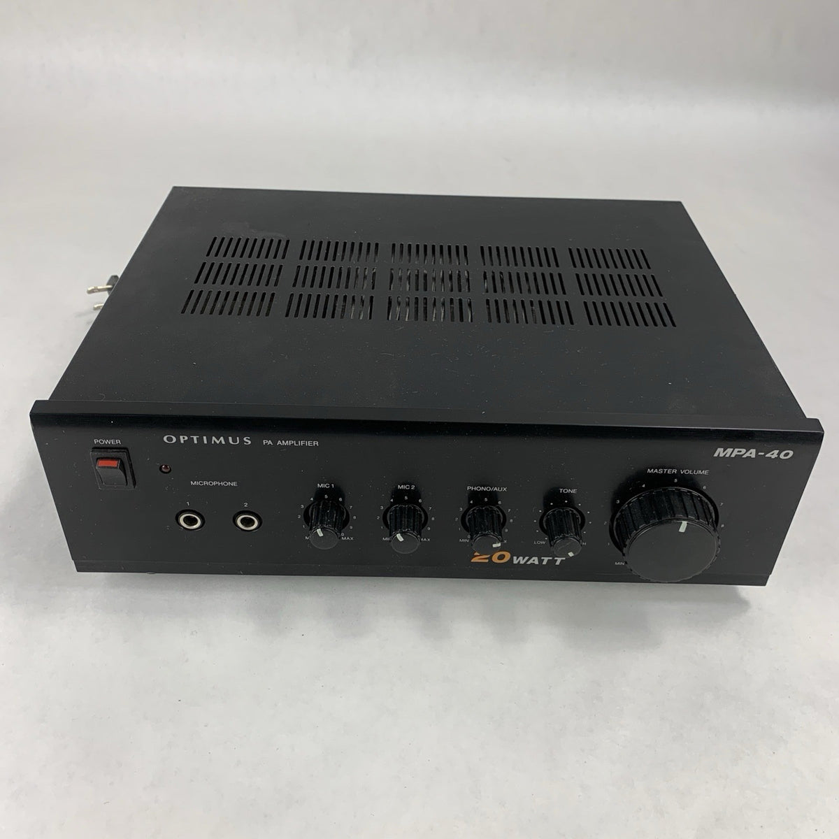 Optimus MPA-40 20W Public Address and Mono Mixer Amplifier 32-20011