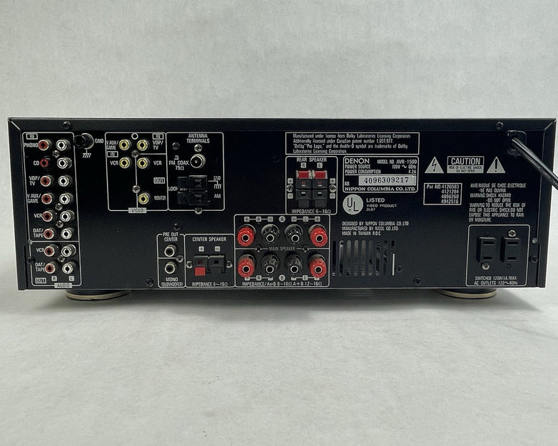 Denon AVR-150 Receiver Precision Audio Component/AV Surround  No Remote