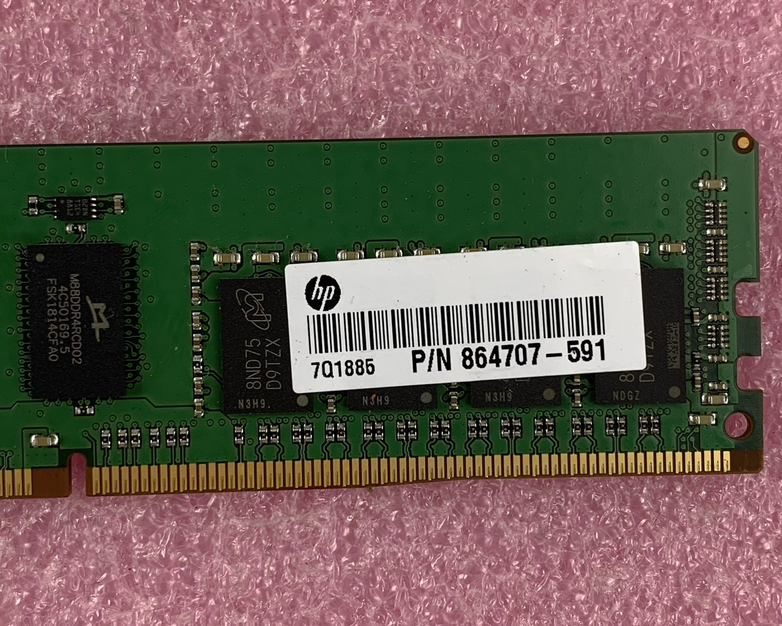 Micron MTA18ASF2G72PZ-2G6D1QI 16 GB 1RX4 PC4-2666V-RC1-11 ECC Server Memory Ram
