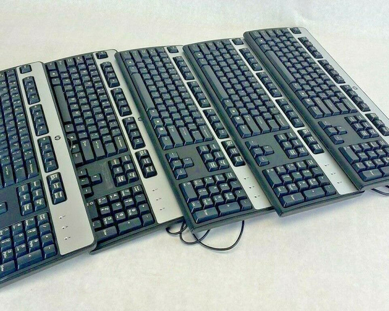 HP 434821-002 Model SK-2885 clicky keys keyboard to USB Lot of 5