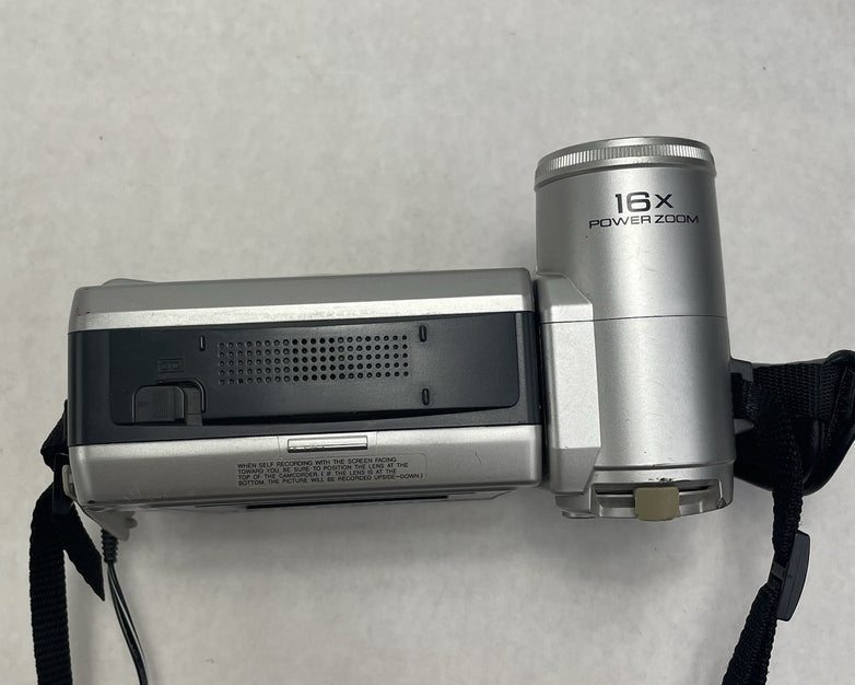 Sharp Viewcam VL-A111U 8mm Camcorder Silver 16x Zoom 2.5" LCD AC Adapter
