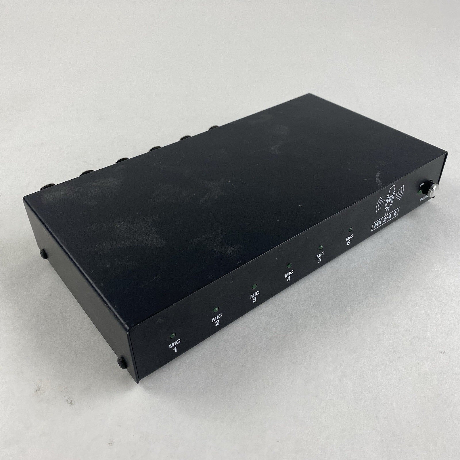 BIS MX 2-4 6 Input Audio Mixer No AC Adapter Untested