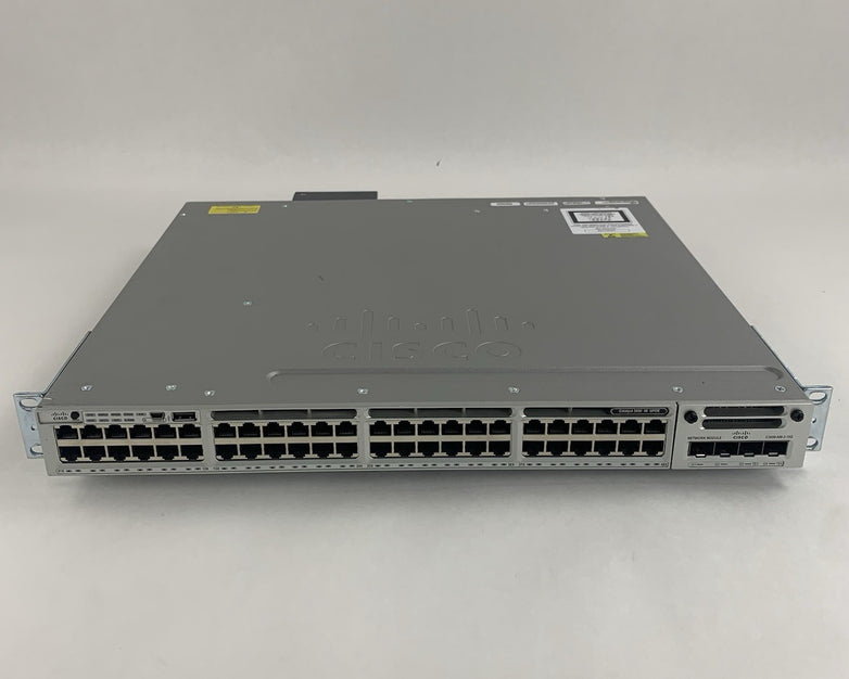 Cisco Catalyst WS-C3850-48U-S V06 48 Port Switch Tested w/C3850-NM-2-10G 1x PSUs