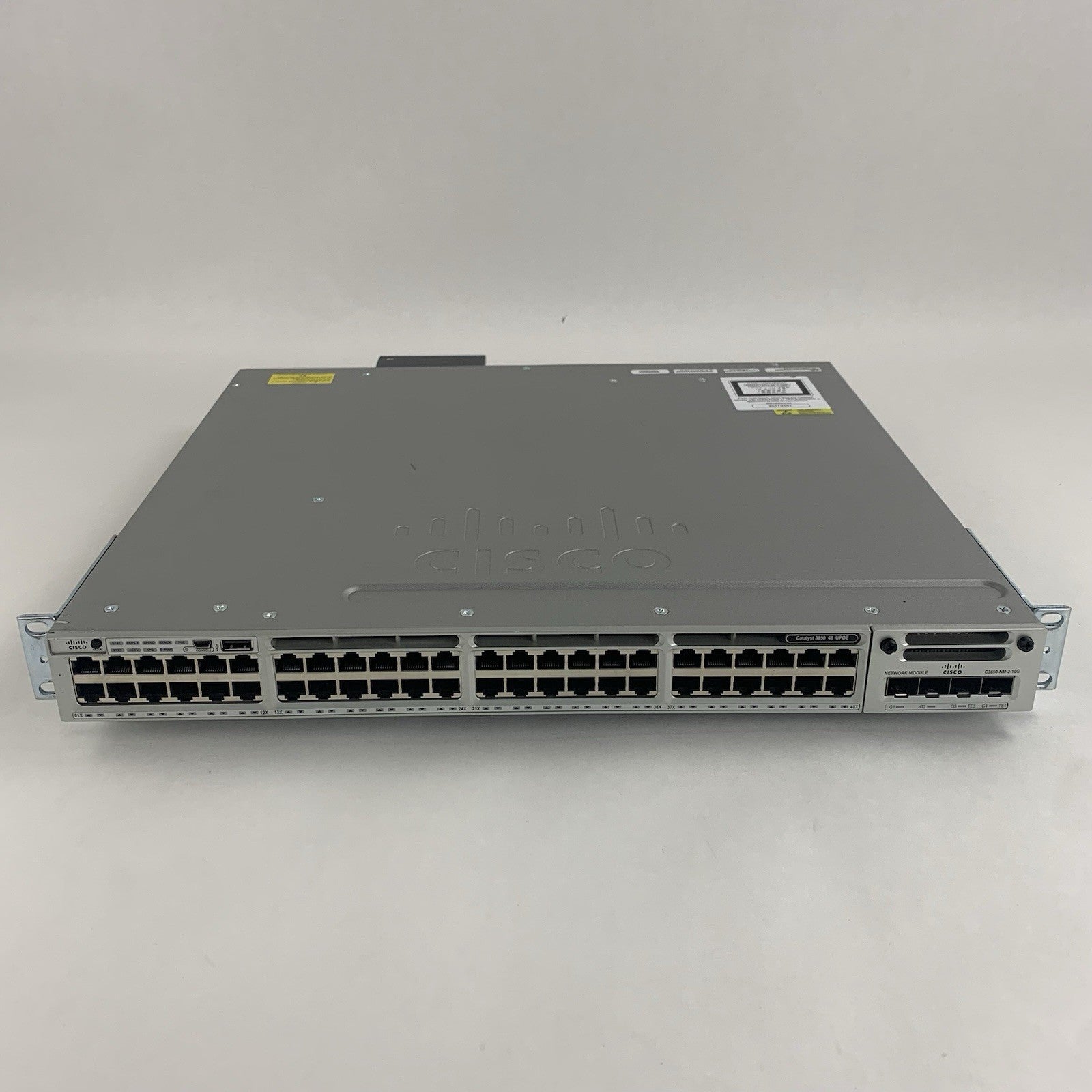 Cisco Catalyst WS-C3850-48U-S V06 48 Port Switch Tested w/C3850-NM-2-10G 1x PSUs1