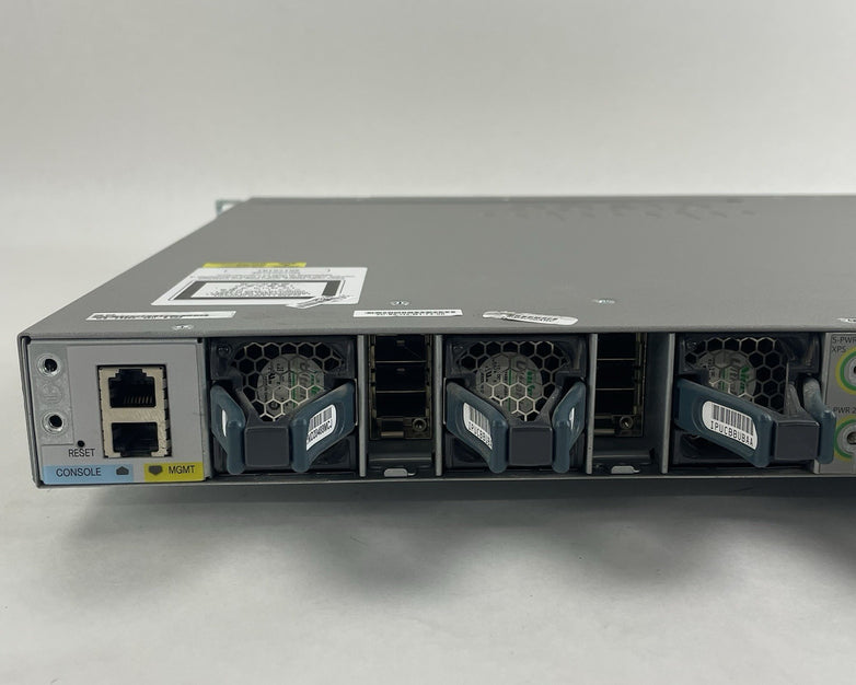 Cisco WS-C3850-48U-S V06 48-Port UPoE Switch  1x 1100W PSU Tested & Reset