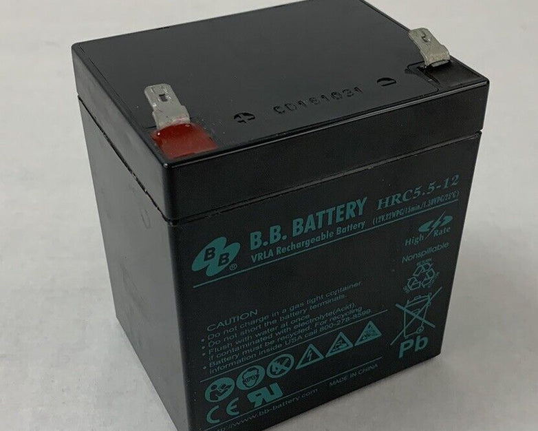 B.B. Battery HRC5.5-12 VRLA Rechargeable Battery