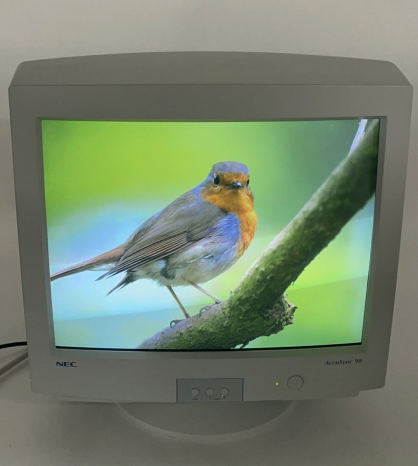 NEC AccuSync 90 17.5" AS90 N903 VGA 85hz CRT Tested1