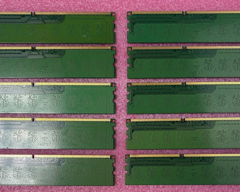 Lot ( 10 ) 1GB Kingston KTW149-ELD Desktop Memory PC3-10600U DDR3 1RX8