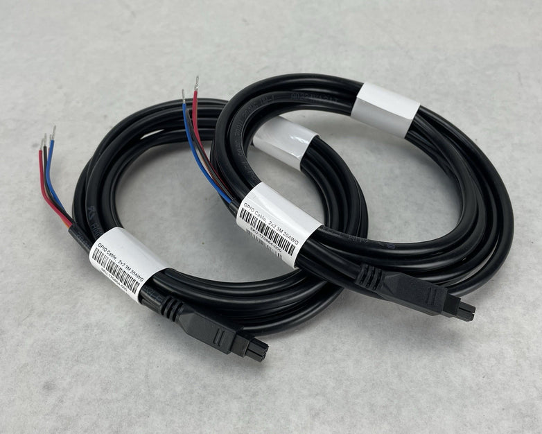 GPIO Power Cable 2x2 3m 20 AWG Lot of 2