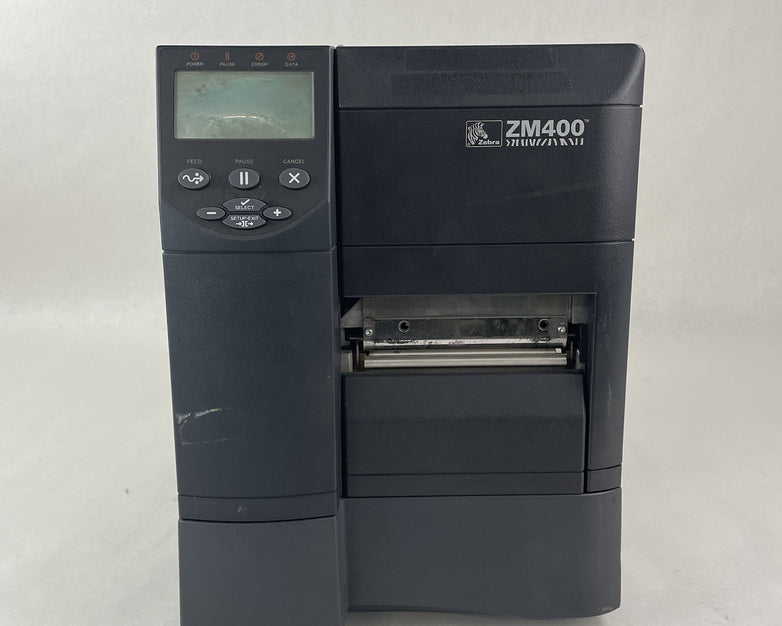 Zebra ZM400 ZPL ZM400-2001-0100T Thermal Printer 226,689 Page Count