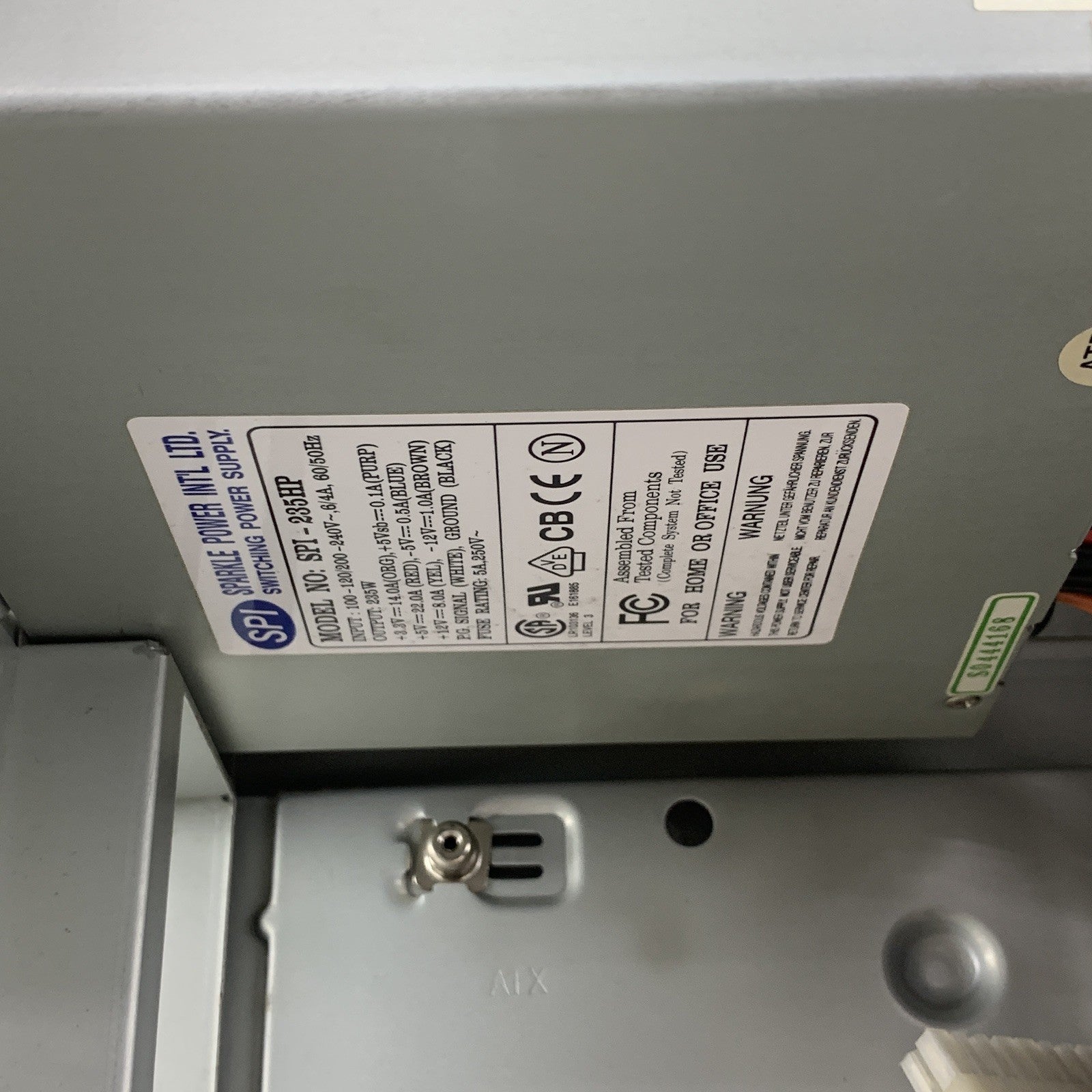 Ultra GG-EM-41130 Retro Computer Desktop Barebones w/ SPI-235HP Power Supply