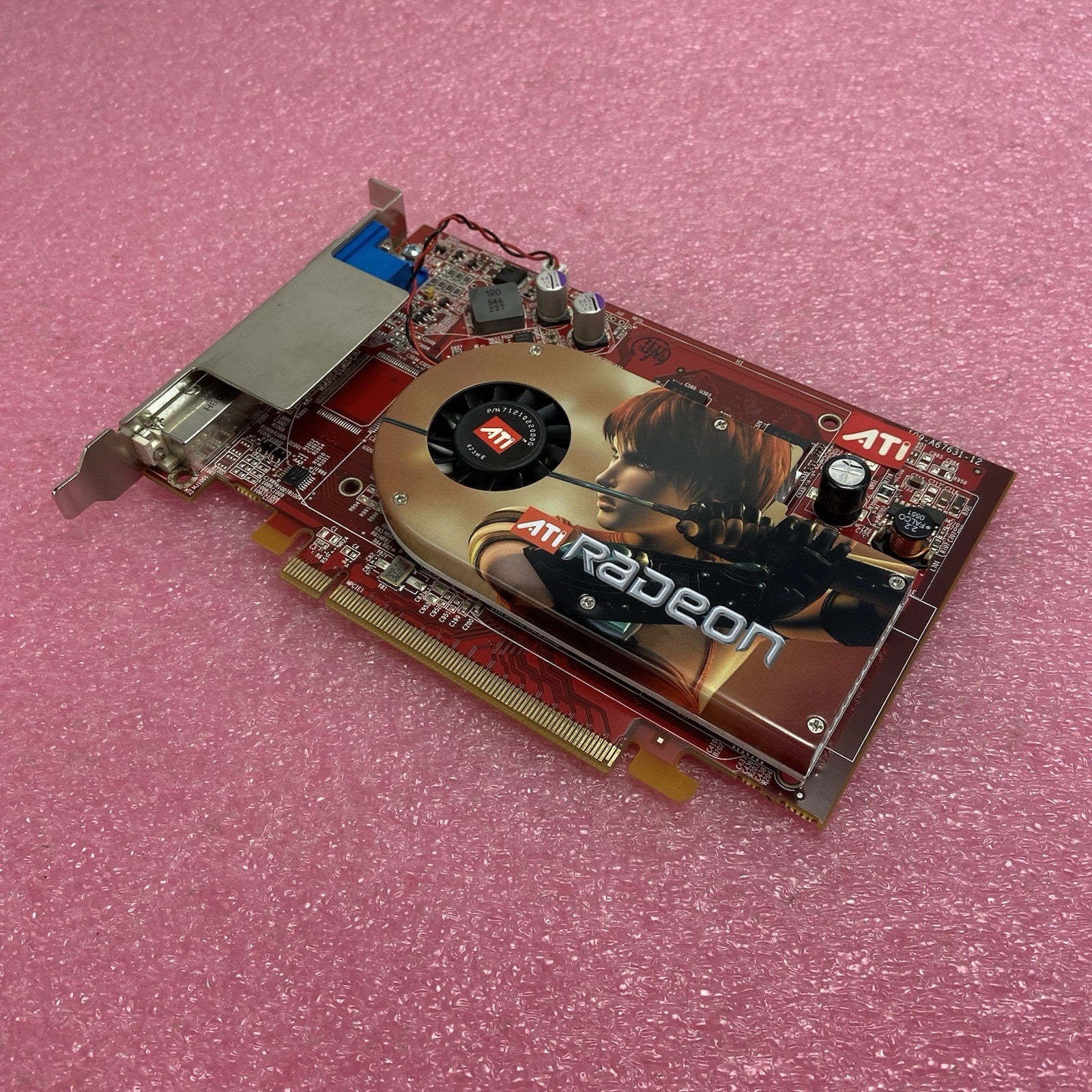 ATI Radeon X1600 Pro 109-A67631-12 512MB PCIe DVI VGA S-Video Graphics Card0