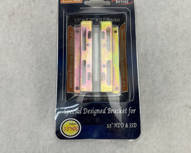 BYTECC 25350 Dual 2.5" to 3.5" HDD SSD Metal Bay Mounting Bracket Lot of 4