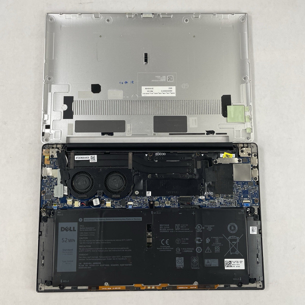 Dell XPS 13 9380 13.3" i5-8265U 1.60 GHz 8 GB RAM No SSD/OS/OS/AC17