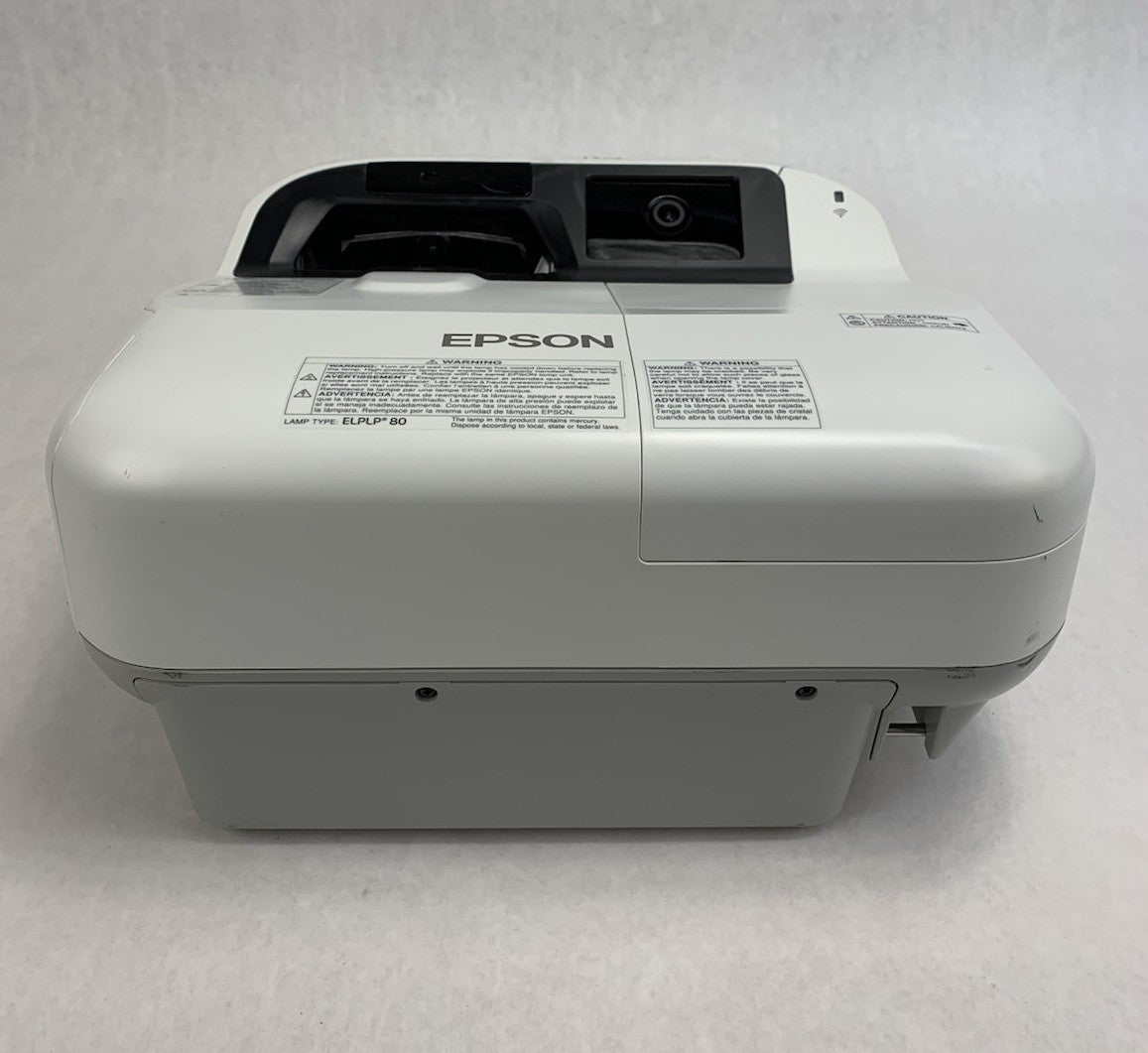 Epson H599A BrightLink 595Wi LCD Lamp Projector 1870 Lamp Hours No Remote1