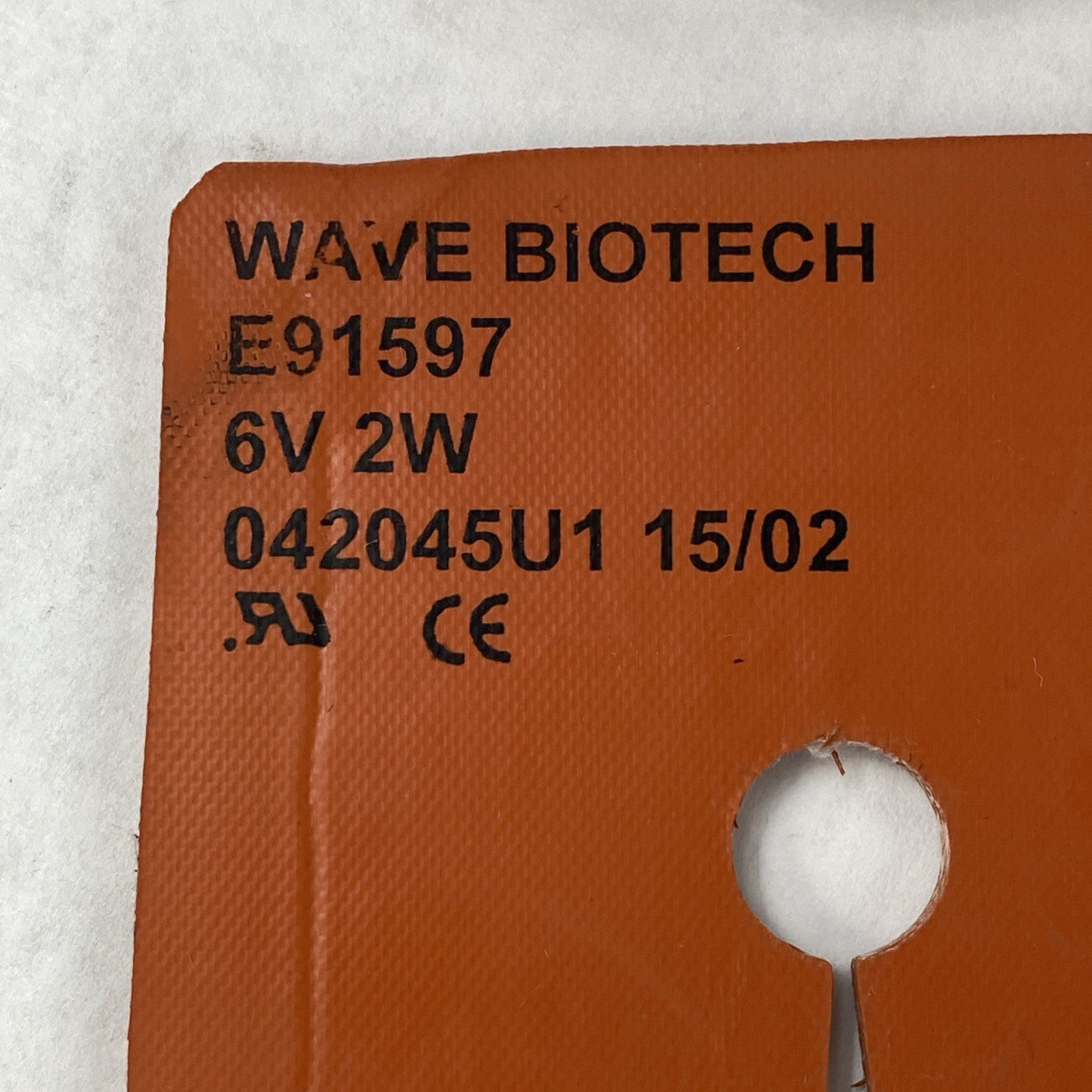 Wave Biotech FLTHTR E91597 2W 6V Heater2
