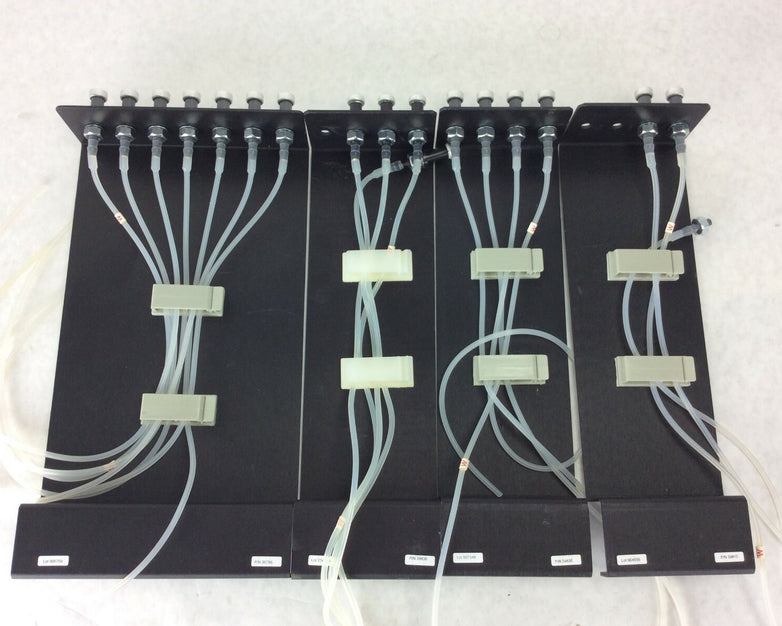 Lot of 4 Nova Biomedical Flush Fixture Stat Profile 6 4 Port 36786
