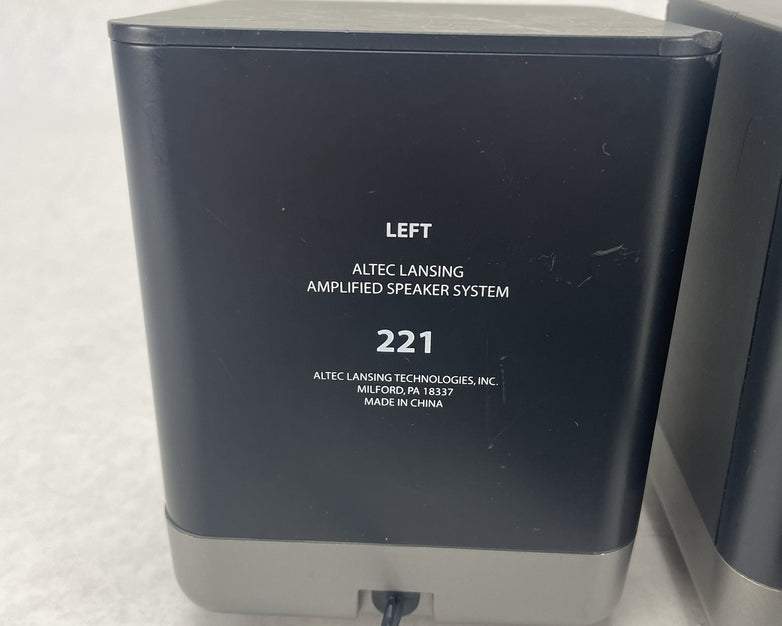 Altec Lansing Amplified Speaker System 221 2 Piece Set S3