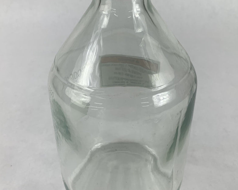 Kimax Kimble 14395-2000 2000 mL Round Wide Mouth Media Storage Bottle - No Lid