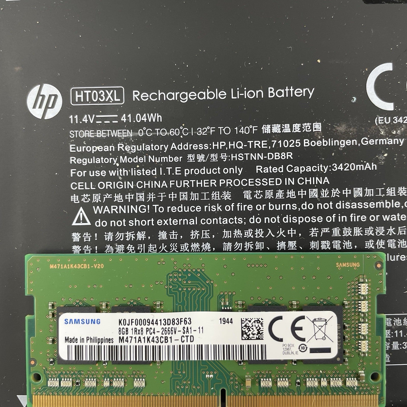 HP 255 G7 15.6" Ryzen 3 2200U 2.50 GHz 8 GB RAM No SSD/OS/AC - READ21