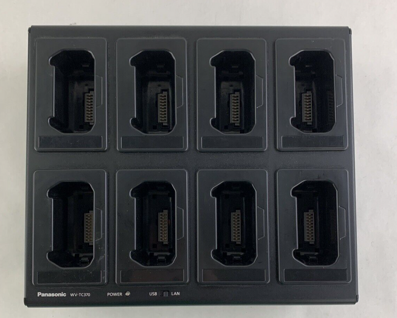 Panasonic WV-TC370 8-Bay Multi Charger Power Tested No Power Supply